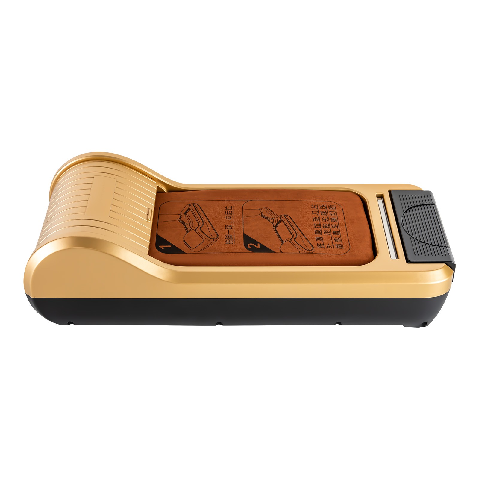 Shoe Film Machine Automatic Shoe Cover Dispenser Step-on 1 Roll of Film Portable