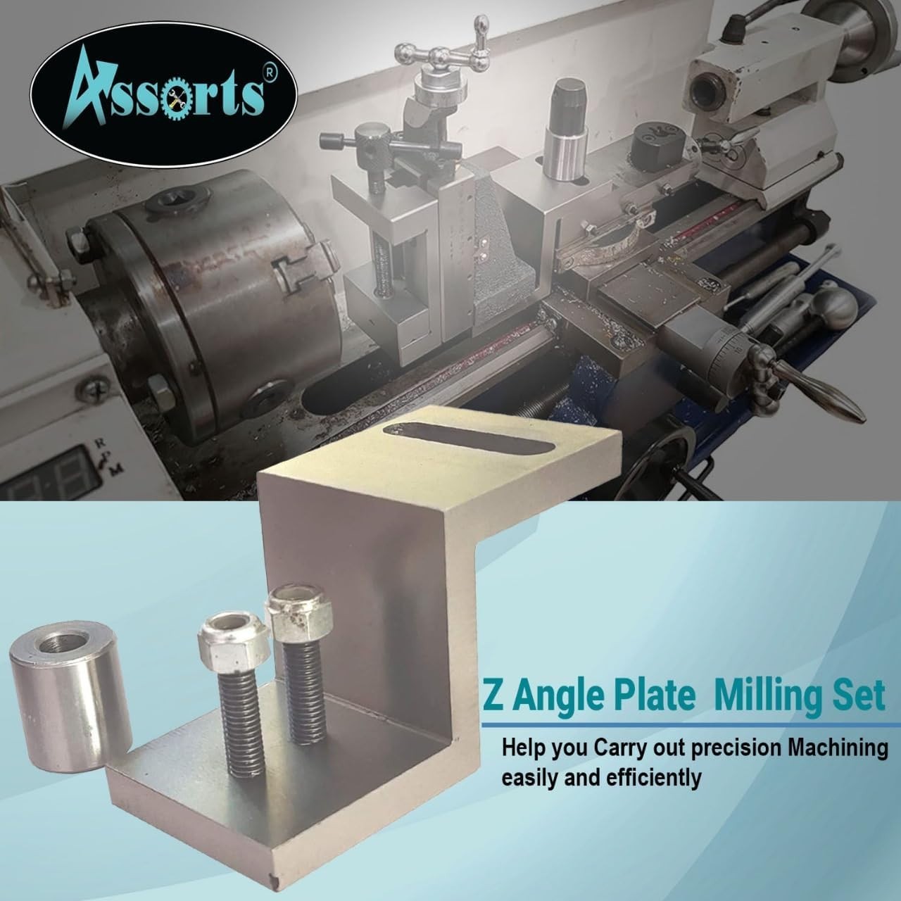 Assorts Z Type Caste Iron Angle Plate to Mount Mini Vertical Milling Slide