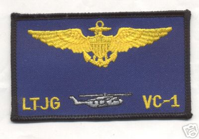 VC-1 WINGS & SH-53 - LTJG patch