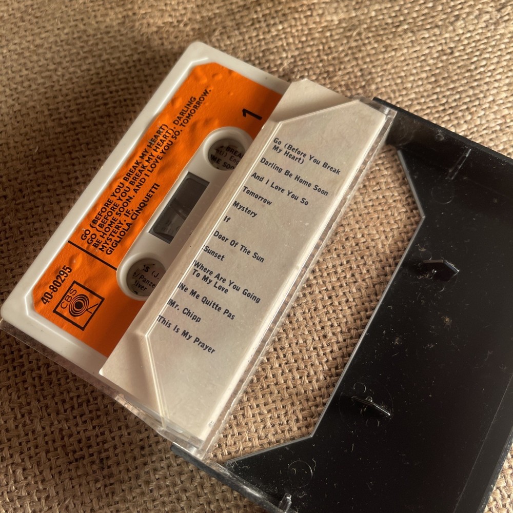 GIGLIOLA CINQUETTI go cassette