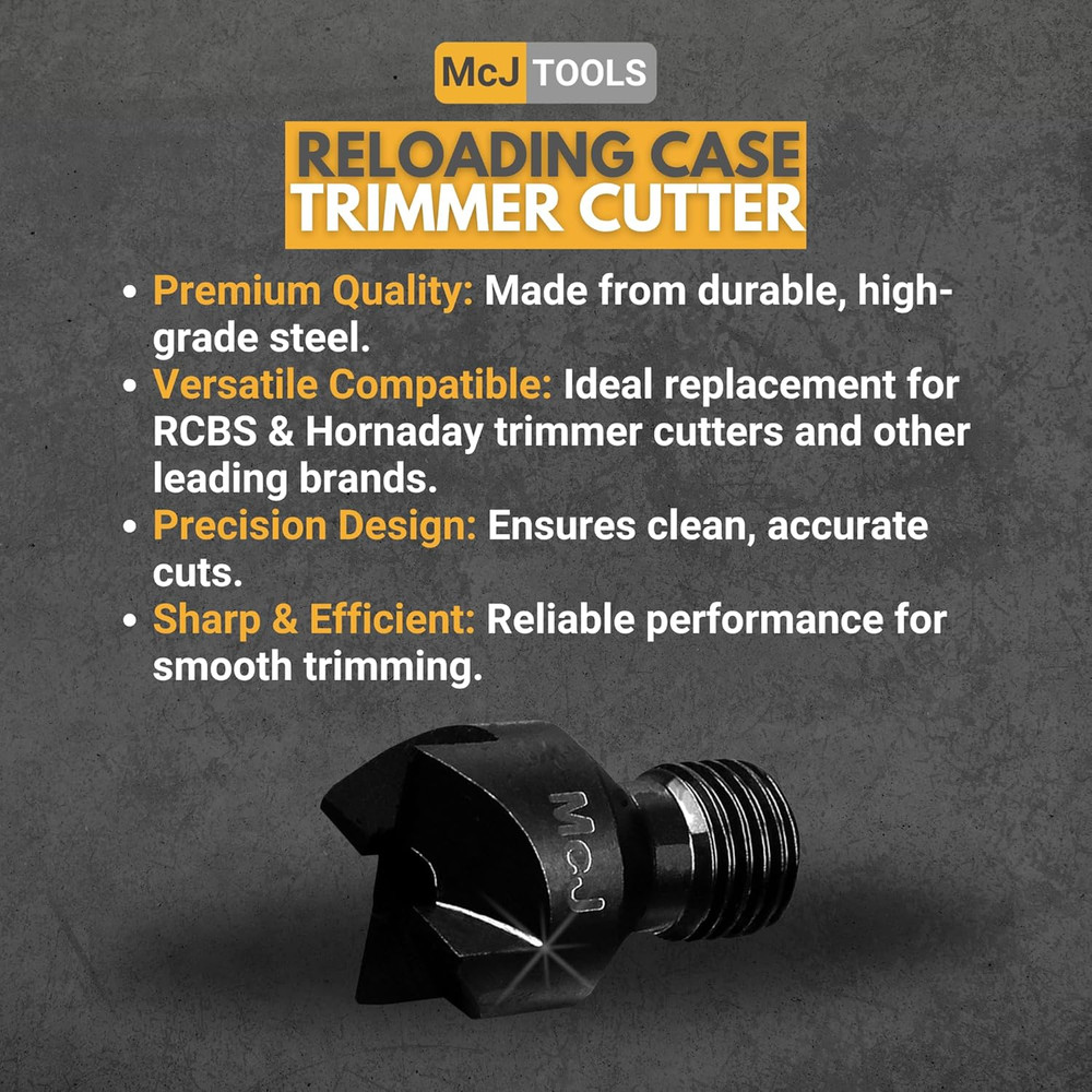 Reloading Case Trimmer Cutter (Shaft 3/16")