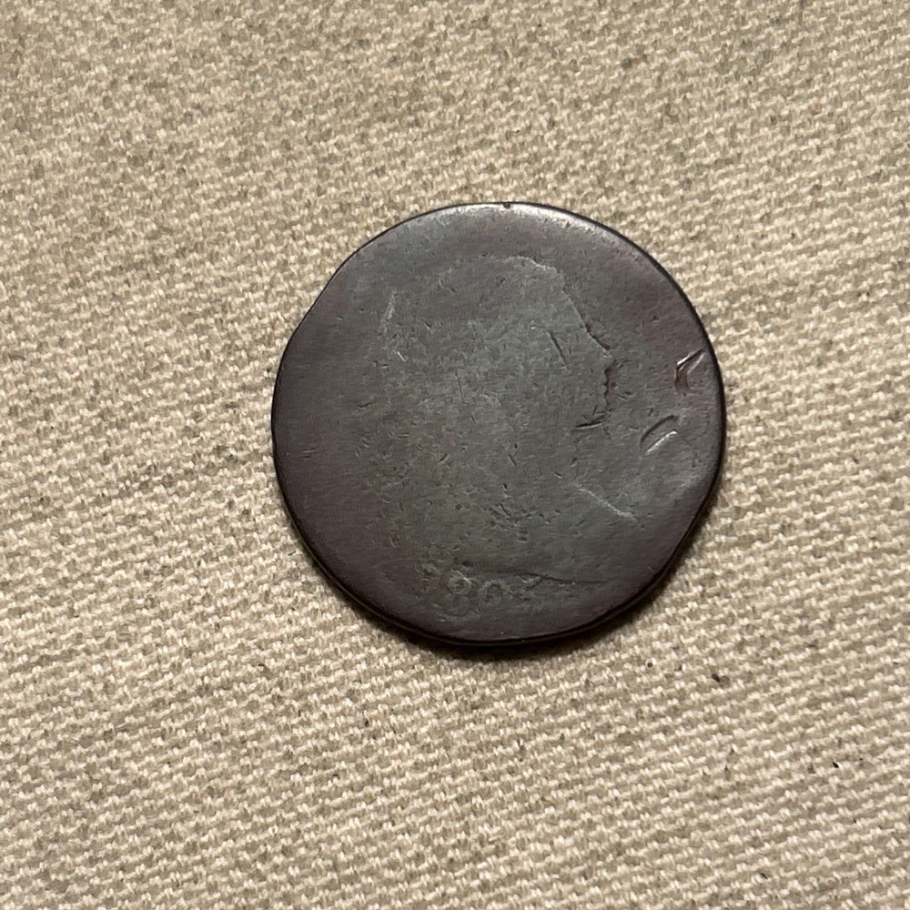 1805 1C DRAPED BUST LARGE CENT QA3087