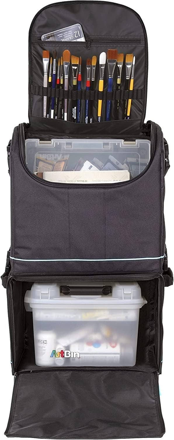 ArtBin 6922SP Tote Express Rolling Portable Art Craft & Sewing Storage Organizer