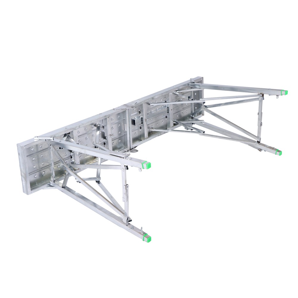 Folding Scaffolding, 1.6m Adjustable Lift Height Work Platform Scaffold Portable