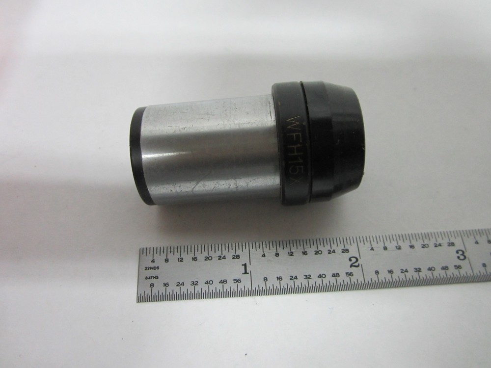 MICROSCOPE PART UNITRON EYEPIECE WFH15X OPTICS AS IS BIN#M8-49