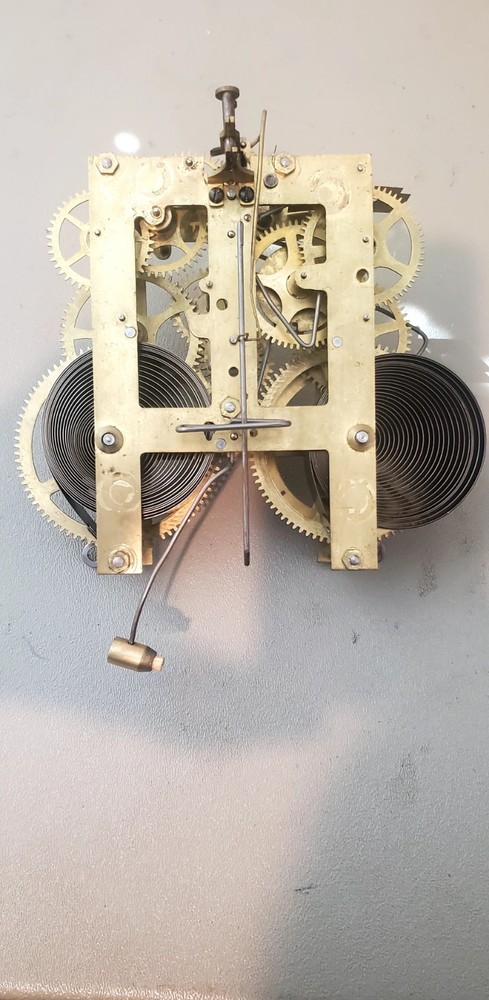 Antique Sessions Mantle Clock Movement Working