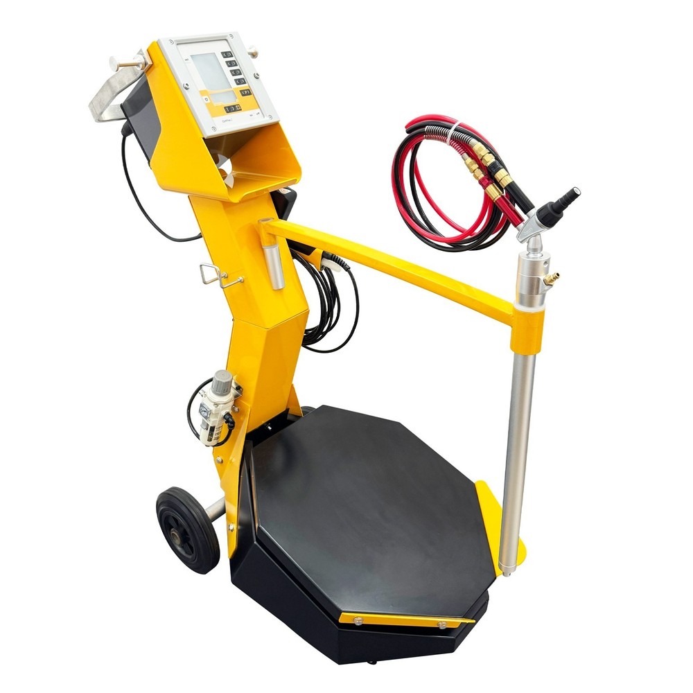 Box-type X Vibratory Feeding Electrostatic Particle Spray Gun 110V LCD Screen