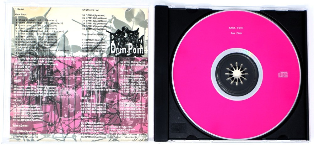 Kaeru Cafe Drum Point 1 Sample Library/Sound Library/Sampling CD 1990s