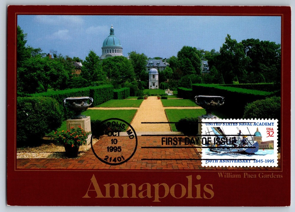 #3001 Naval Academy FDC Maxi Card