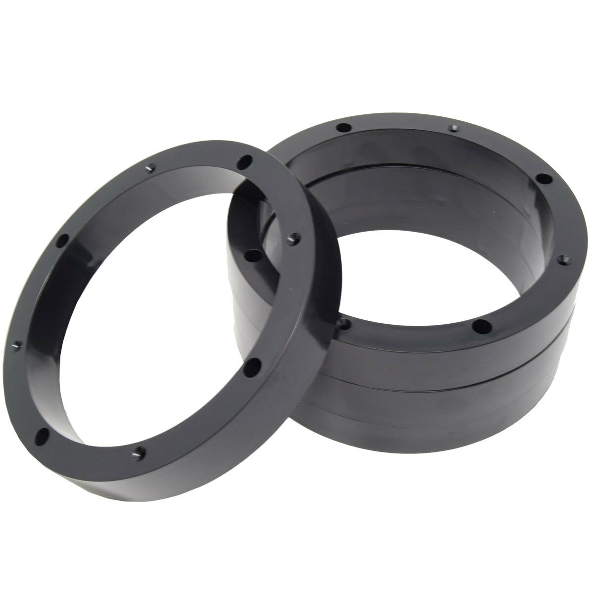 6.5" Plastic Speaker Spacer Rings Subwoofer Custom Mounting Adapter 2 Pairs