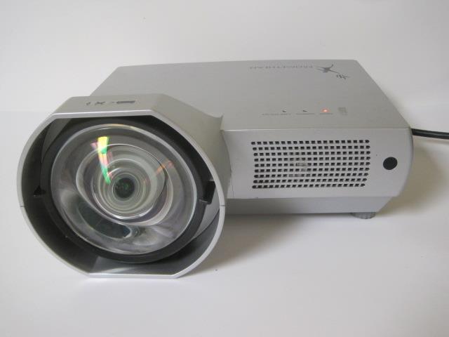 Promethean LCD Projector Silver Model PRM-20A no lamp With Remote Used