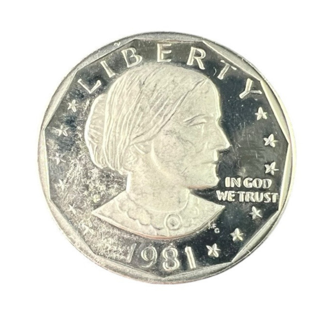 1981-S Susan B. Anthony PROOF $1 Dollar Coin