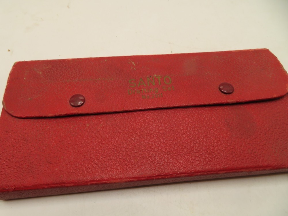 Vintage Santo Drafting Tool Set #2911 Germany MISSING SOME