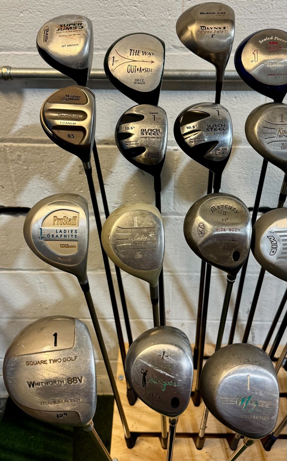 Wholesale Lot of 35 Golf Clubs - Assorted Drivers - Mixed Flexes/Lofts/Lengths