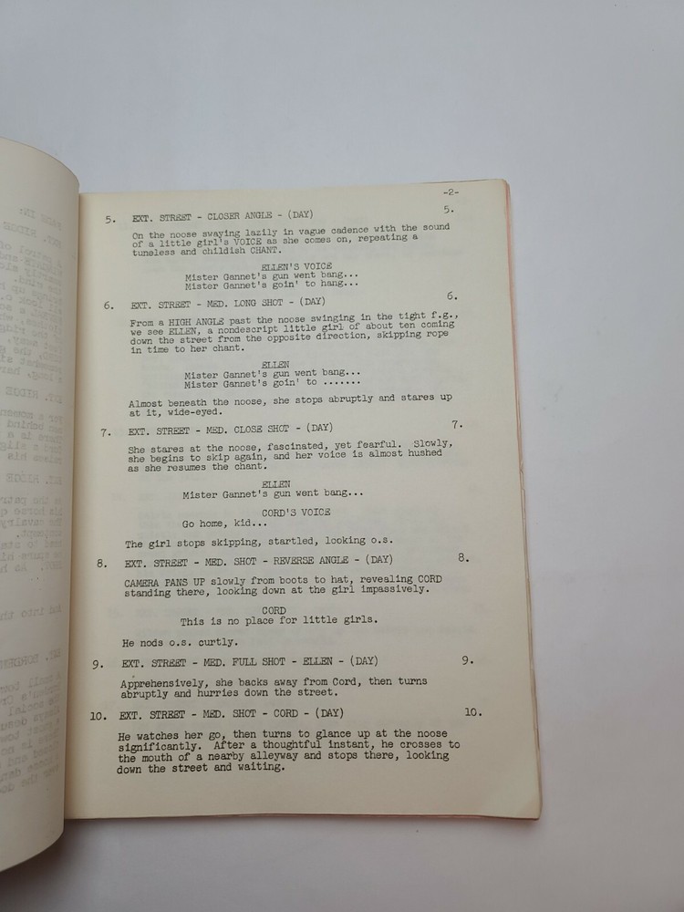 GUNSLINGER / Albert Aley 1961 TV Script, Tony Young "The Hostage Fort"