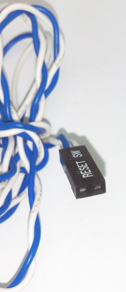 10pack:PC Case Front Panel Reset or Power ON/OFF Switch to Motherboard PWR Cable