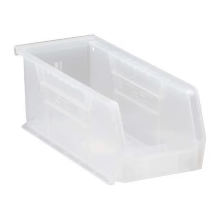Quantum Storage Systems Qus224cl Hang & Stack Storage Bin, Polypropylene,