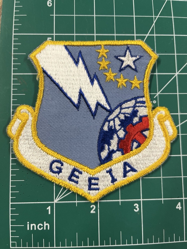 US Air Force Ground Electronics Engineering GEEIA Squadron Patch USAF
