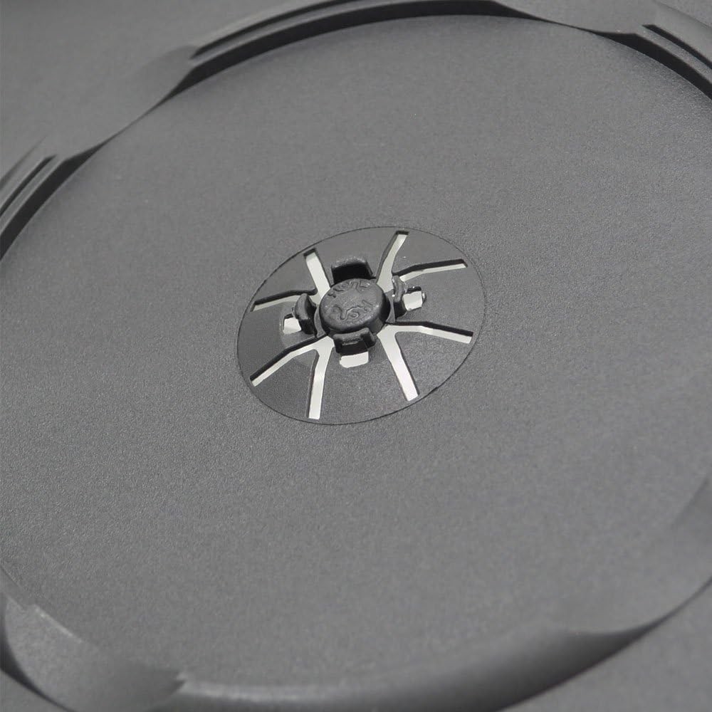 Standard 14mm Black Single Disc DVD Cases with Outer Clear Sleeve (10 Pack)