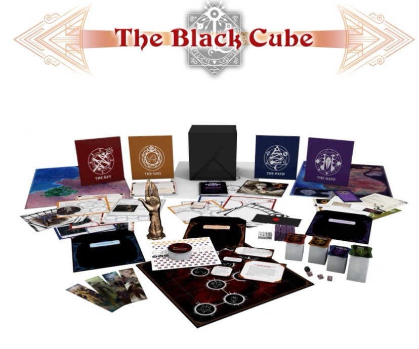 Monte Cook Invisible Sun RPG: The Black Cube Complete! Never Used! *Damaged