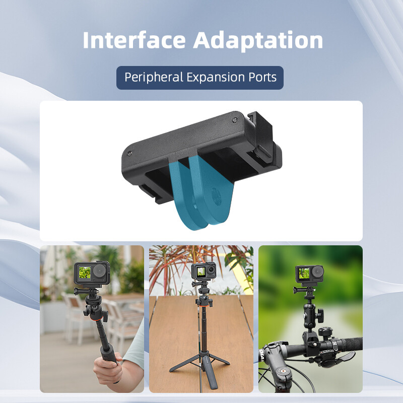 Accessories For DJI Action 3/4 Camera Magnetic Quick Release Mount Base Black