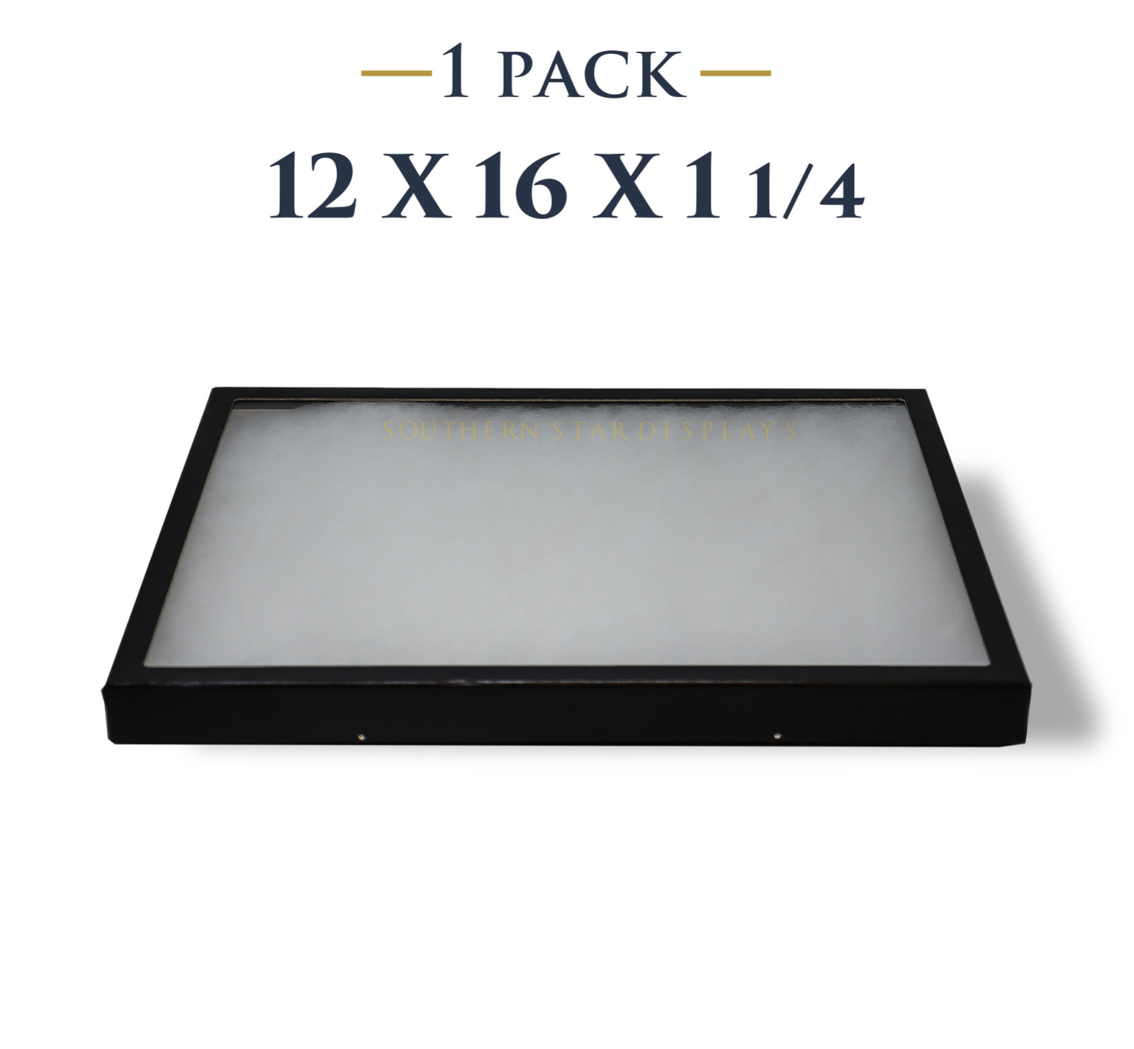 12 x 16 x 1 1/4 Riker Display Case Box for Collectibles Arrowheads Jewelry