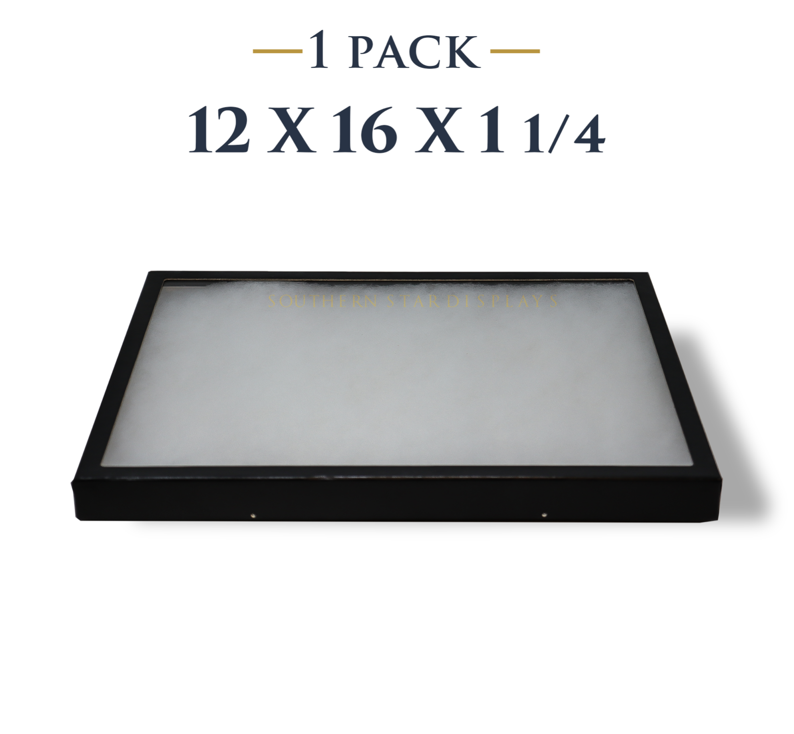 12 x 16 x 1 1/4 Riker Display Case Box for Collectibles Arrowheads Jewelry