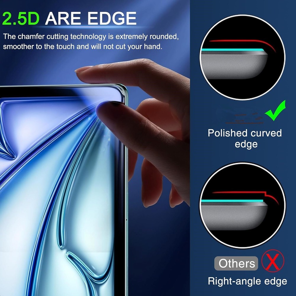 3Pack Screen Protector Compatible With iPad Air 11" 6th Generation(2024 6th Gen)