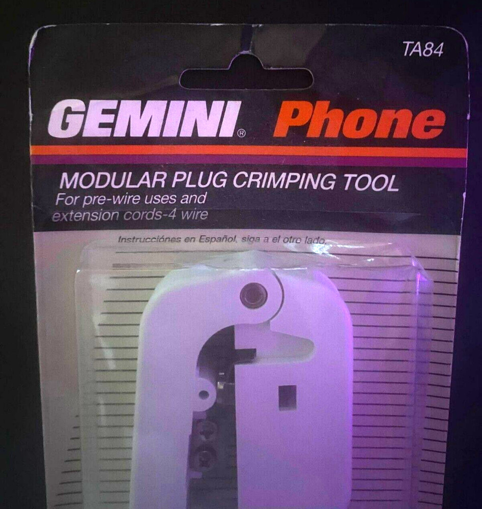 Gemini Modular Plug Crimping Tool 4-Wire