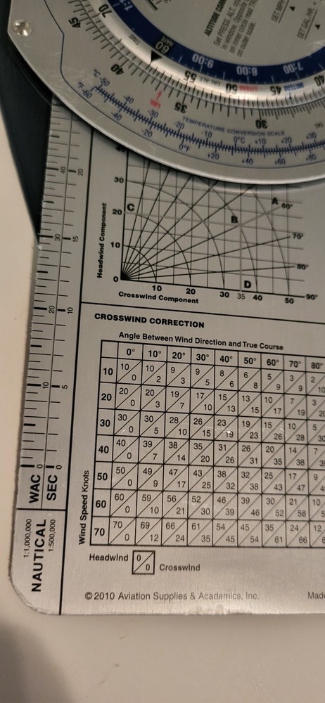 ASA E6-B Flight Computer Calculator With Case