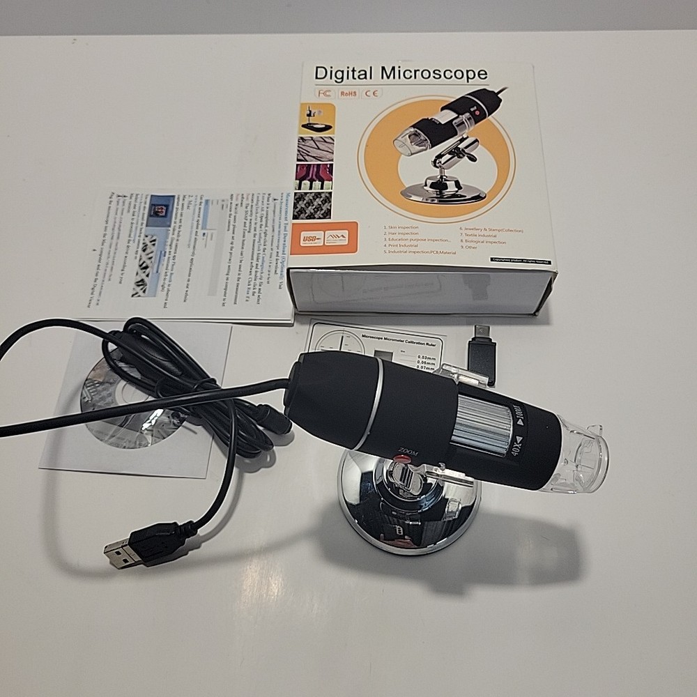 USB Digital Microscope 1000X Magnification Endoscope Video Camera PC Android