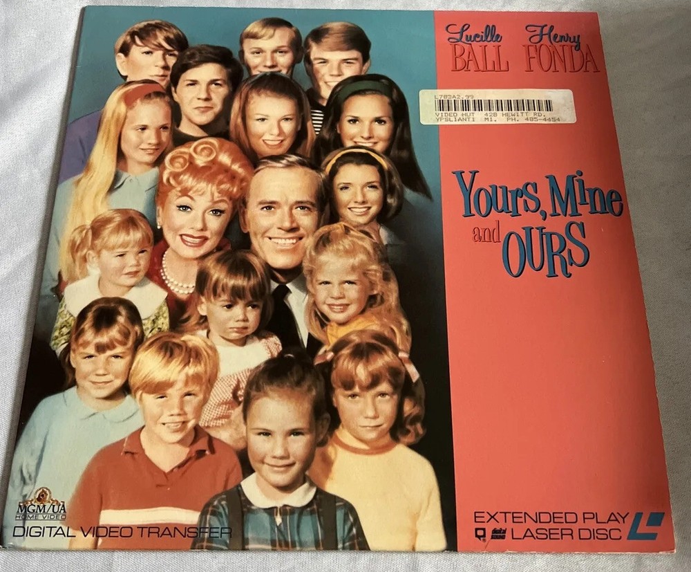 Yours, Mine and Ours (Laserdisc)