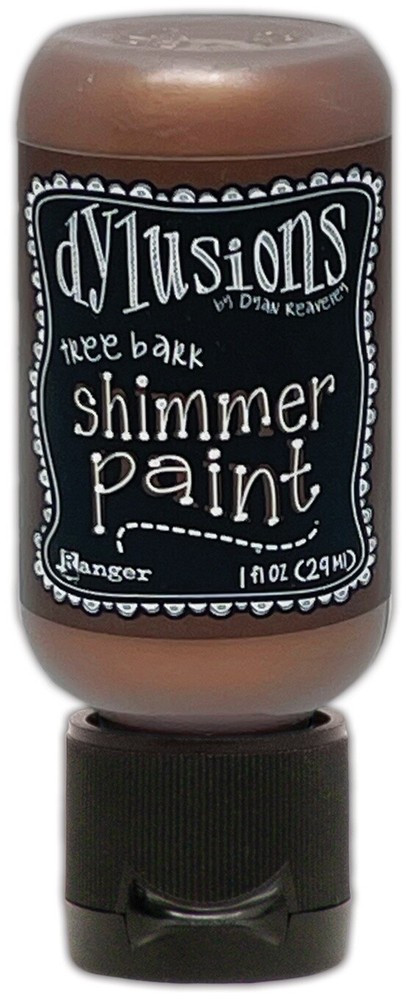 Dylusions Shimmer Paint 1oz-Tree Bark - 3 Pack