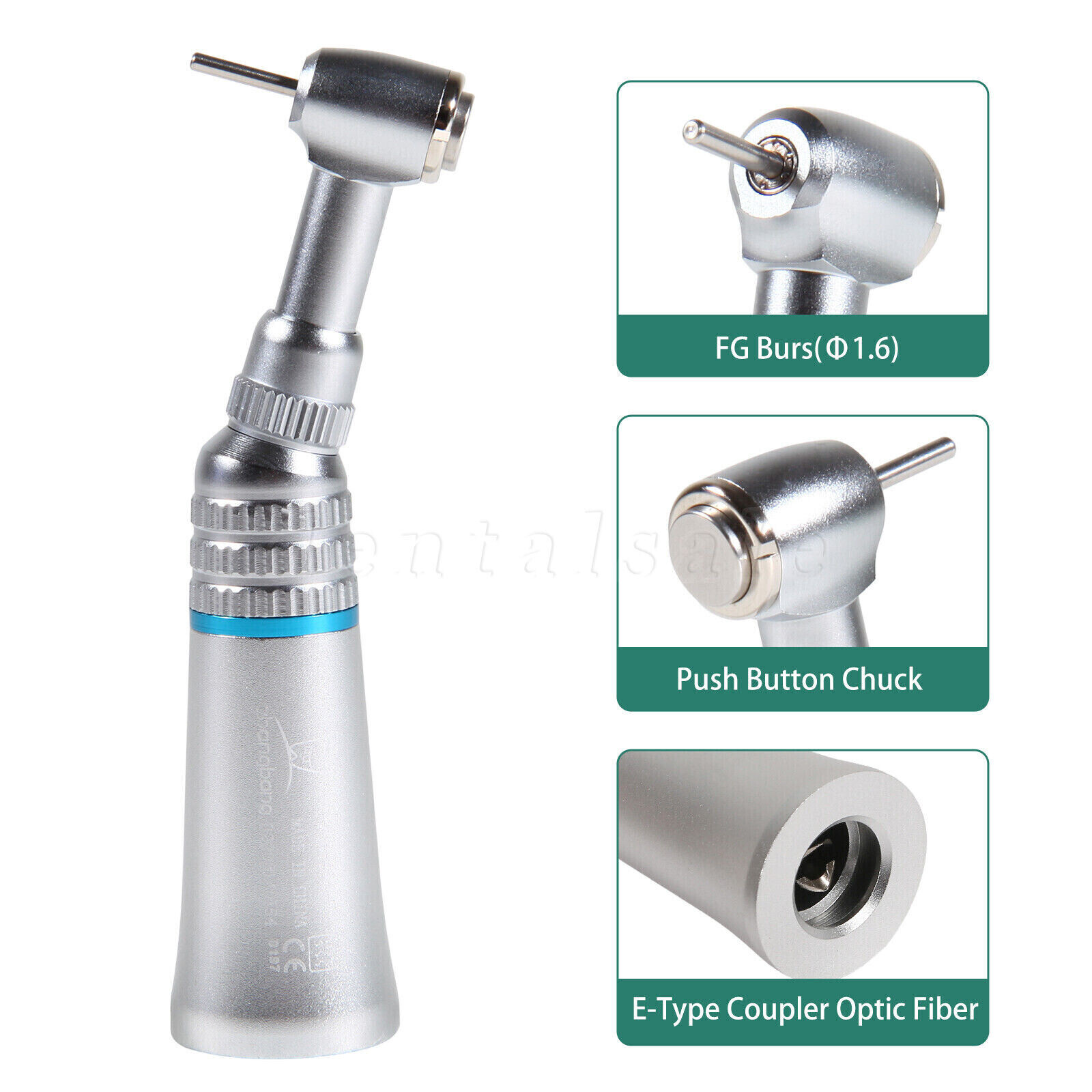 Dental Slow Speed Push Button Contra Angle Handpiece For NSK 1.6mm Friction Grip