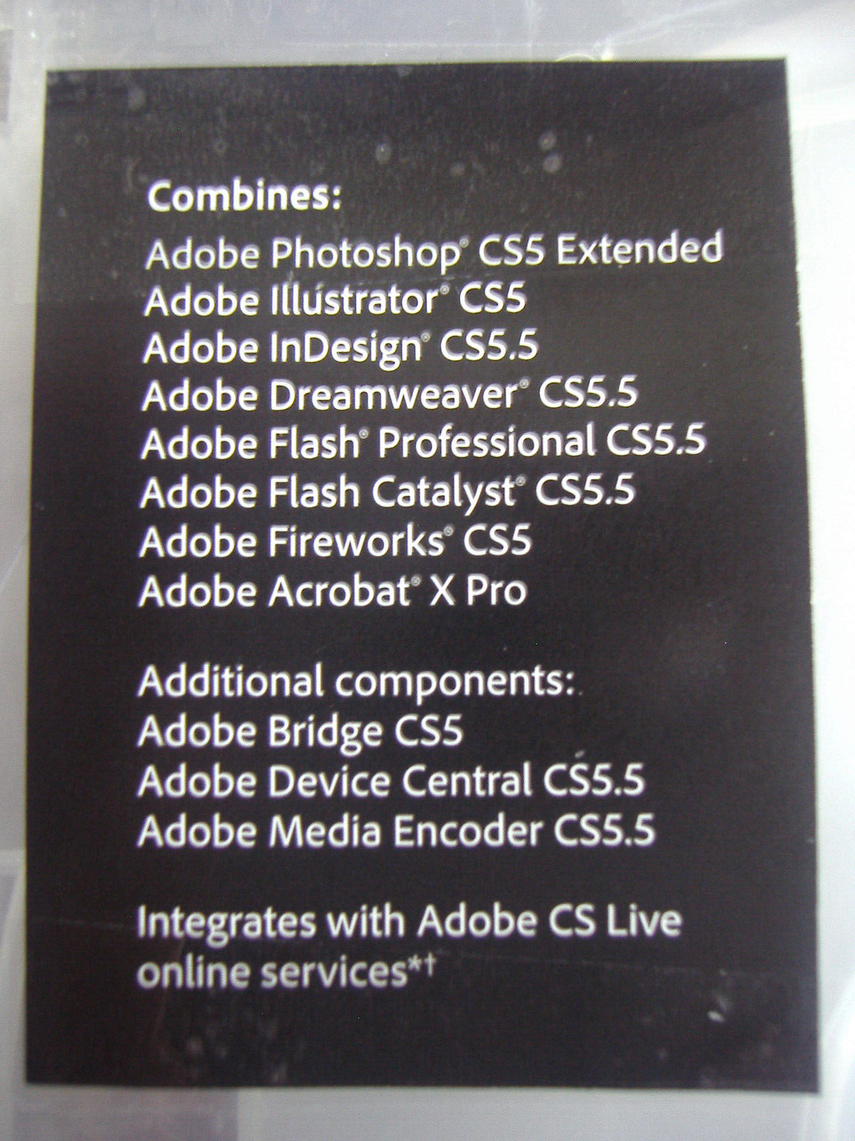 Adobe Creative Suite 5.5 CS5.5 Design Premium For MAC OS Full Retail DVD Vers.