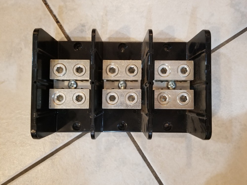 Square D Terminal Block Class 9080 Type LBA365202 Used