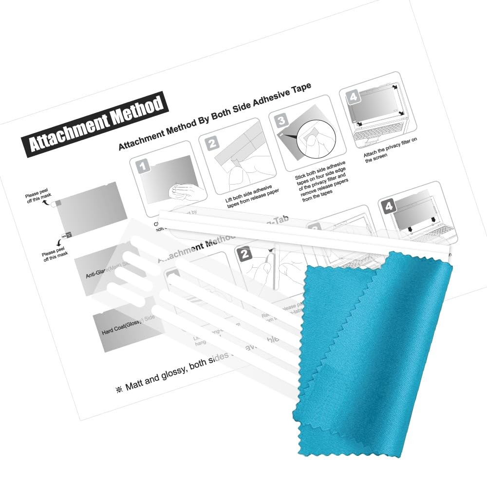 24 Inch - 16:9 Aspect Ratio - Computer Privacy Screen Filter for Widescreen M...