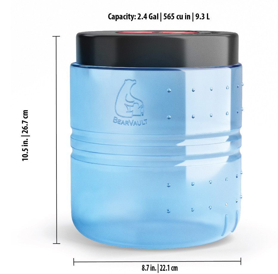 BearVault BV475 Trek Bear Canister Backpacking Food Storage