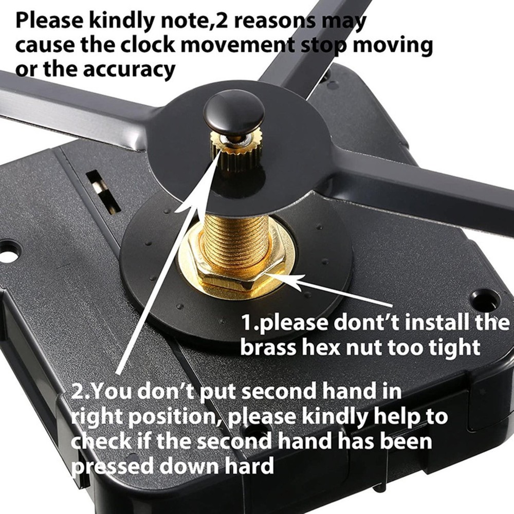 Clock Movement Wall Clock Accessories for Bedroom Office