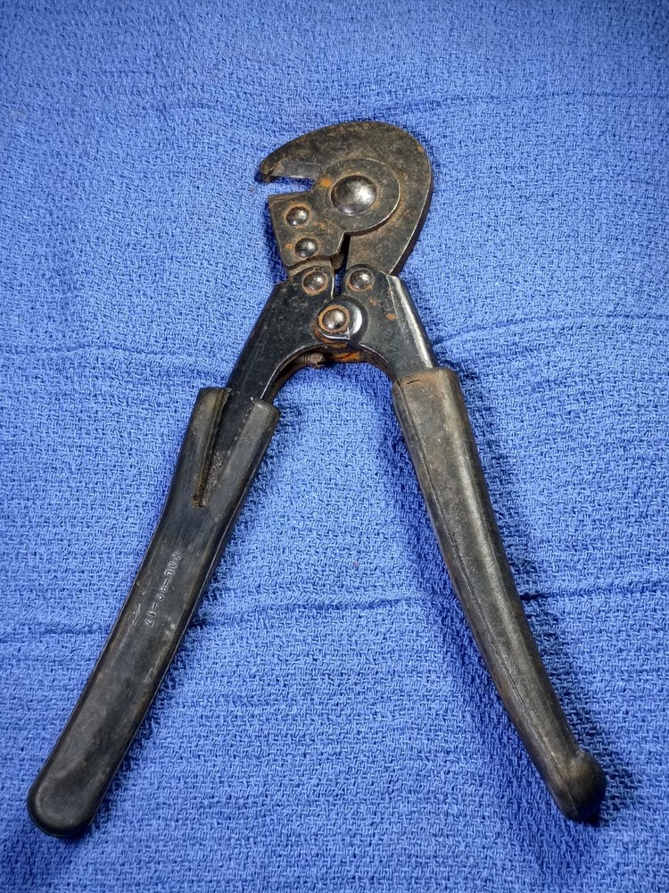 Vintage Kal Tools Leverage Cable Cutter 5000 Volts 9" Long