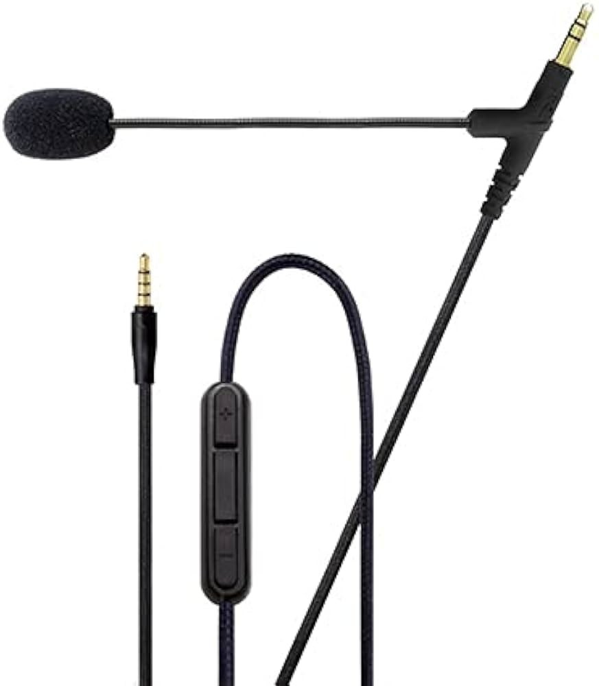 ClearMic 3.5 mm Boom Microphone with Inline Remote