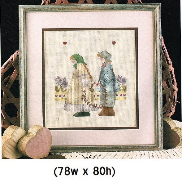 SUMMER ROMANCE  CROSS STITCH PATTERN ONLY  -  KN  EYSU