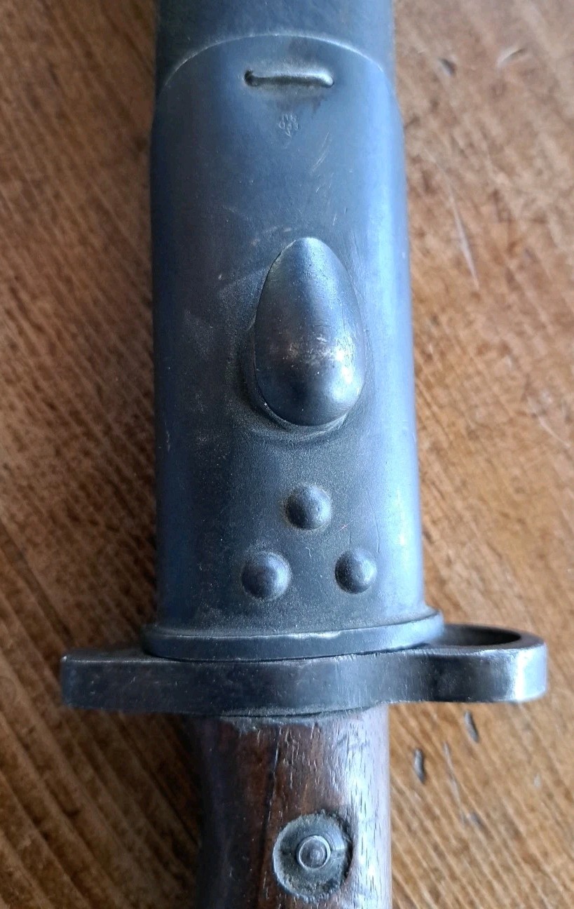 Antique 1907 Wilkinson Bayonet With Scabbard Good Condition WW1/WW2 Photos