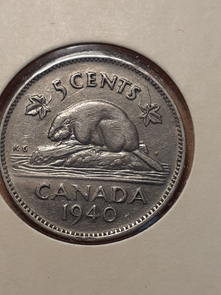 1940 FIVE CENTS CANADA