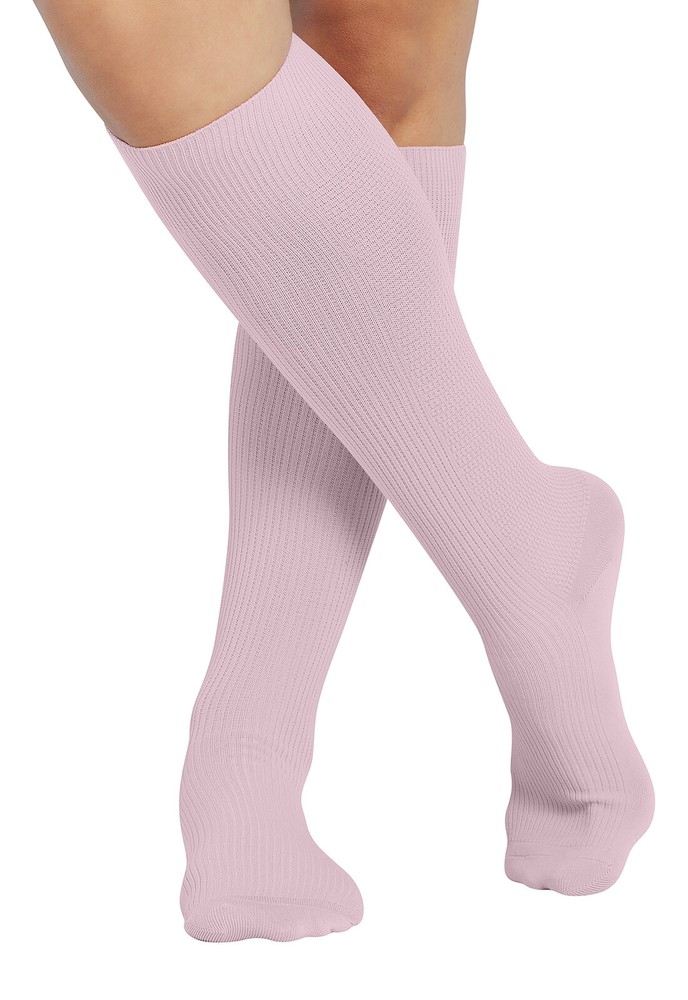 Cherokee Compression Knee High Support Socks 8-12 mmHg YTSSOCK1 4 Pair Pack
