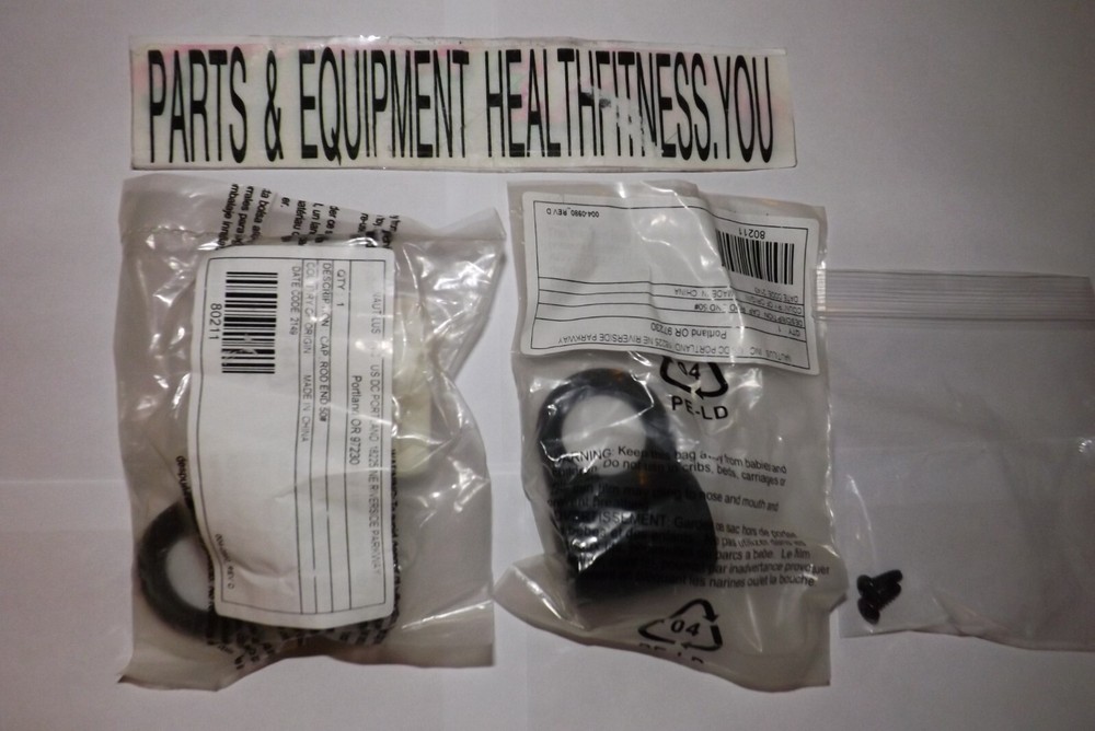 BOWFLEX 2- 50 LB POWER ROD END CAPS WITH SCREWS