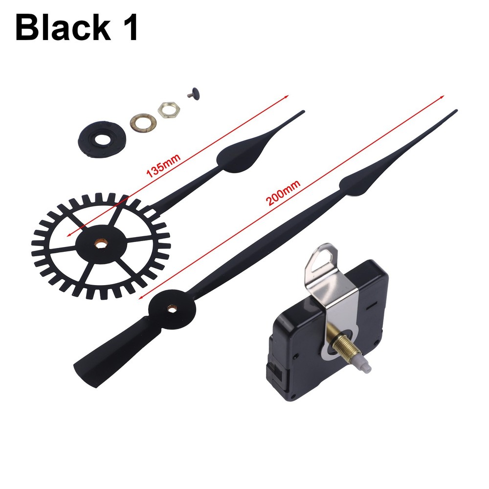 Silent Quartz Clock Movement With High Torque And Long Hands Replacement