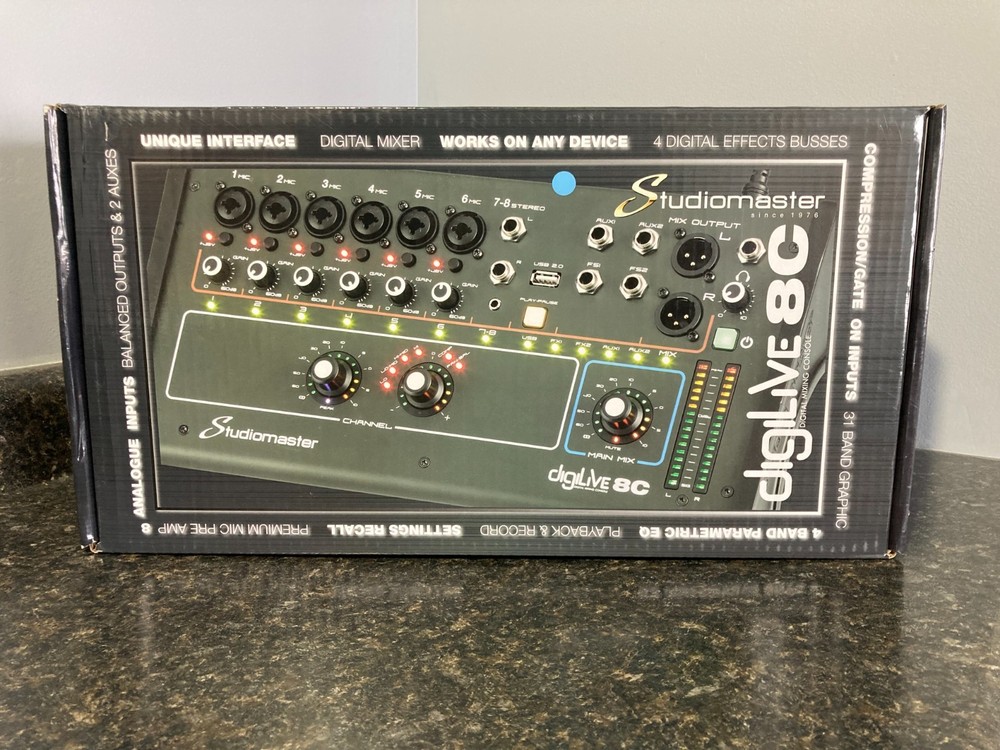 Studiomaster DigiLive 8C  8-Input Digital Mixer