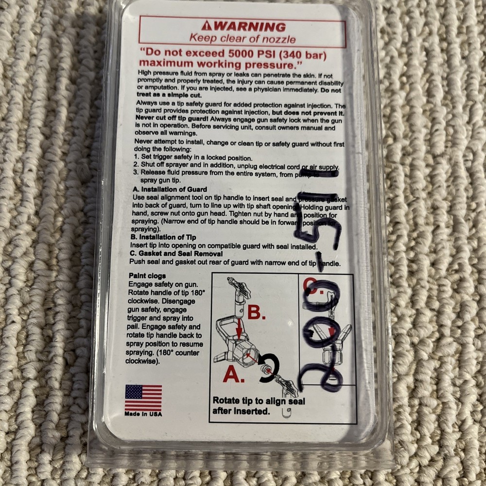 TriTech T93R Professional Spray Tip 511 & Seal