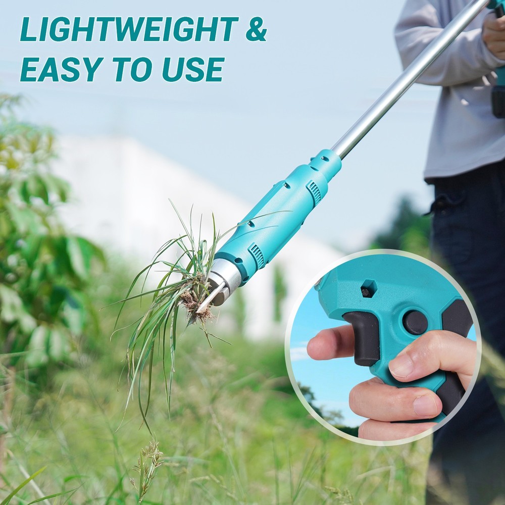 Battery Powered Cordless Weed Puller Tool Electric StandUp Weed Puller Tool